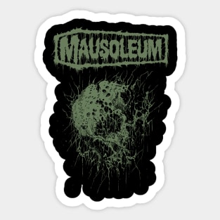 MAUSOLEUM - Rotten Skull Sticker